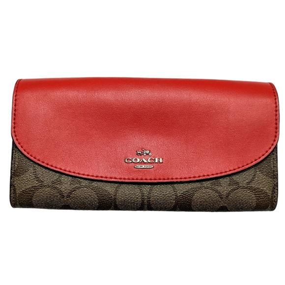 Coach Handbags - Coach Slim Envelope Wallet *NEEDS REHAB*